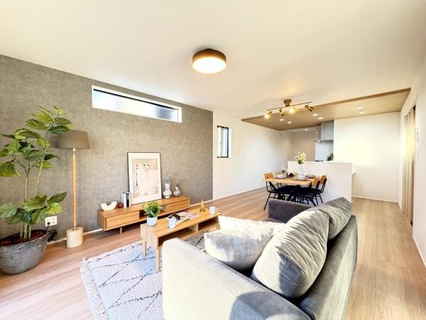 グラファーレ　富里市　御料　全９棟　９号棟のリビング画像