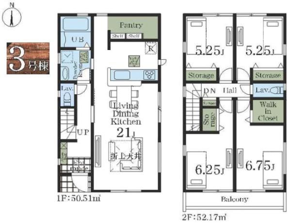 リーブルガーデンS　佐倉市　表町　全５棟　３号棟 新築一戸建