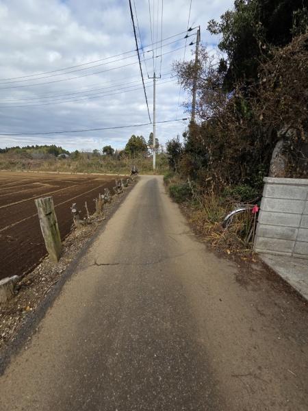 山武市 大木(さんむし おおぎ)の前面道路含む現地写真画像