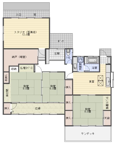 山武郡芝山町新井田(さんぶぐん しばやままち にいだ)の間取り画像