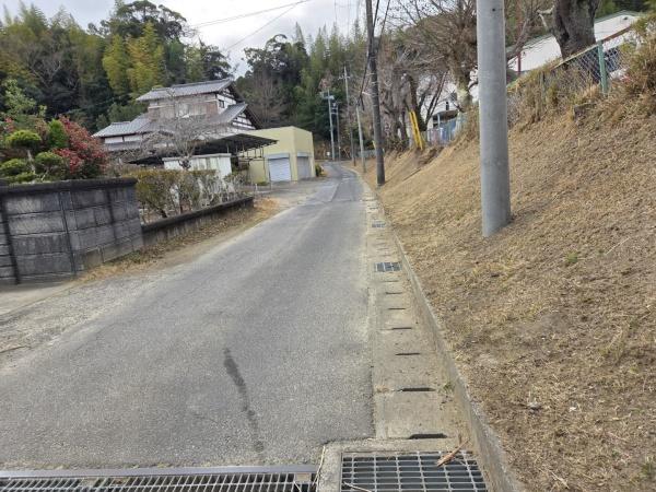 大網白里市　永田（おおあみしらさとし　ながた）の前面道路含む現地写真画像