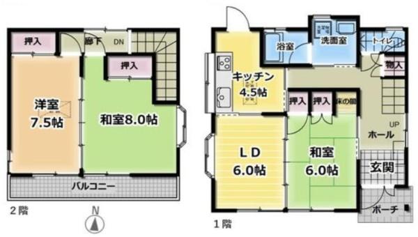 富里市　七栄（とみさとし　ななえ）の間取り画像
