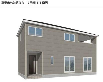 クレイドルガーデン富里市七栄　第33全14棟７号棟の完成予想図画像