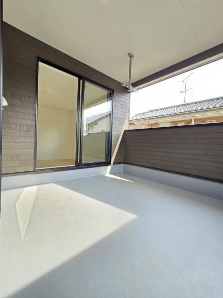 クレイドルガーデン富里市七栄第34・7棟・1号棟のバルコニー画像