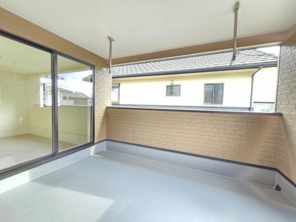 クレイドルガーデン富里市七栄第34・7棟・2号棟のバルコニー画像