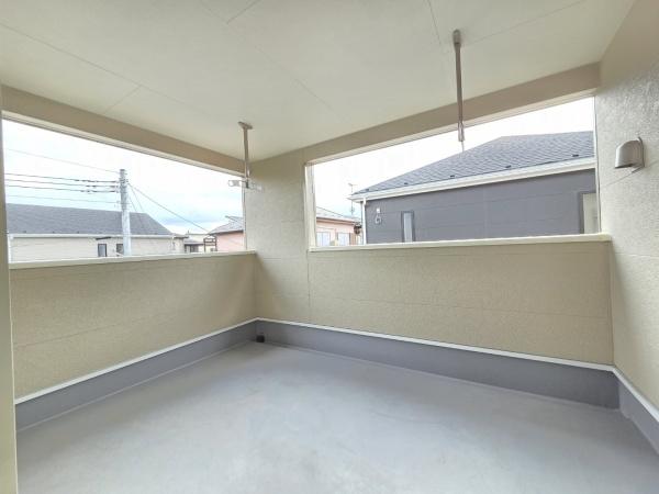 クレイドルガーデン富里市七栄第34・7棟・５号棟のバルコニー画像