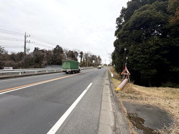 佐倉市　長熊（さくらし　ながくま）の前面道路含む現地写真画像