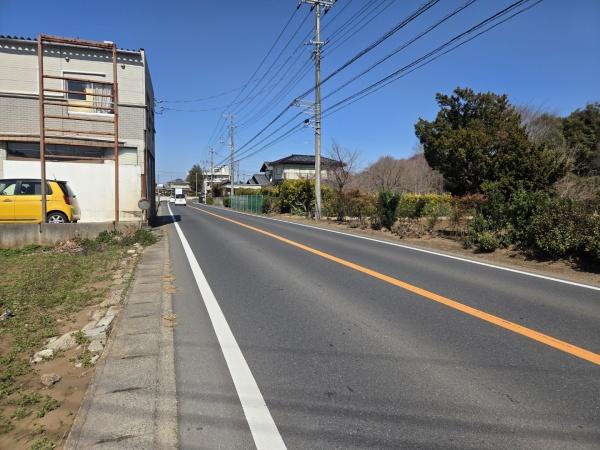 作業所・店舗付住宅・八街市八街ほの前面道路含む現地写真画像