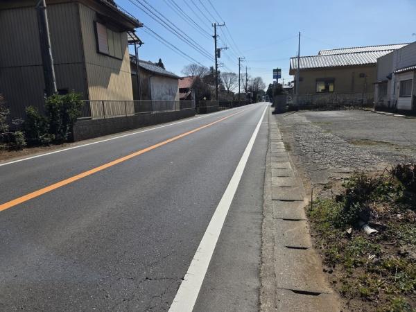 作業所・店舗付住宅・八街市八街ほの前面道路含む現地写真画像