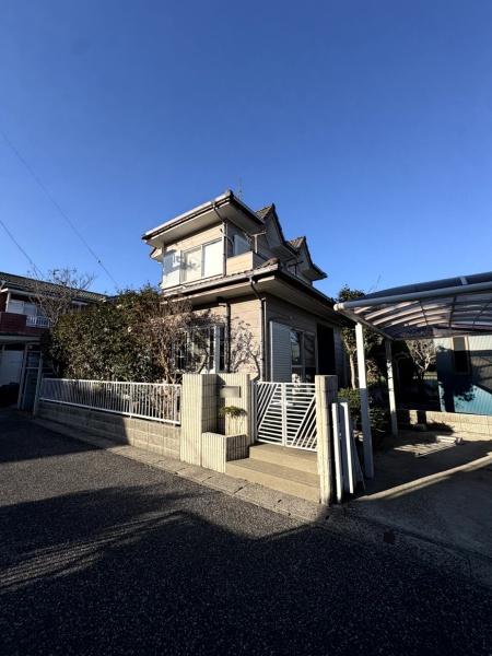 山武市松ケ谷ロ（さんむし　まつがや　ろ）の前面道路含む現地写真画像