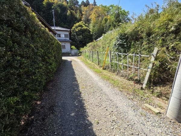 山武市　湯坂（さんむし　ゆさか）の前面道路含む現地写真画像