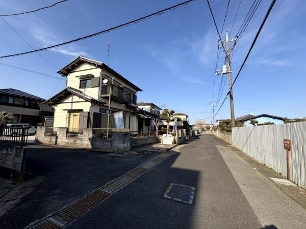 山武市 白幡(さんむし しらはた)の前面道路含む現地写真画像
