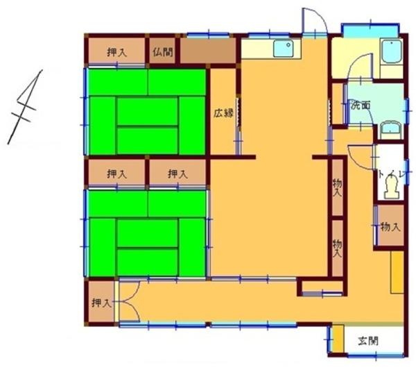 八街市　富山（やちまたし　とやま）の間取り画像