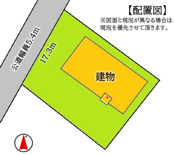 東金市　下武射田（とうがねし　しもむざた）３Ｃ-１の区画図画像