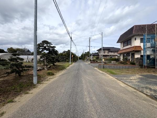 東金市 下武射田(とうがねし しもむざた)3C-1の前面道路含む現地写真画像