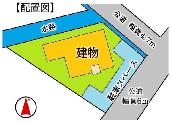 東金市 道庭(とうがねし どうにわ)3B-1の区画図画像