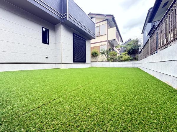 富里市 日吉台 全1棟 A号棟の庭画像