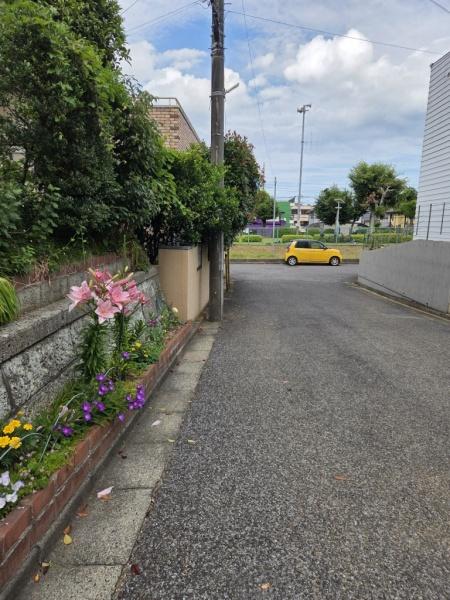 リガーレ・富里市日吉台2丁目・3期・全1棟・1号棟の前面道路含む現地写真画像