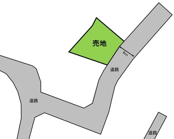 建築条件なし売地　東金市　大豆谷（とうがねし　まめざく）の間取り画像