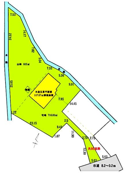 大網白里市 北飯塚(おおあみしらさとし きたいいづか)の区画図画像
