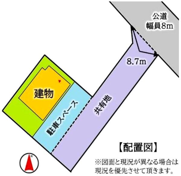山武市　殿台（さんむし　とのだい）2R-2の区画図画像