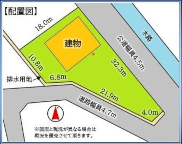 山武市 草深(さんむし くさぶか)2N-3の区画図画像