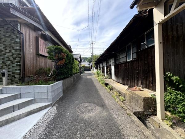 東金市田間の前面道路含む現地写真画像