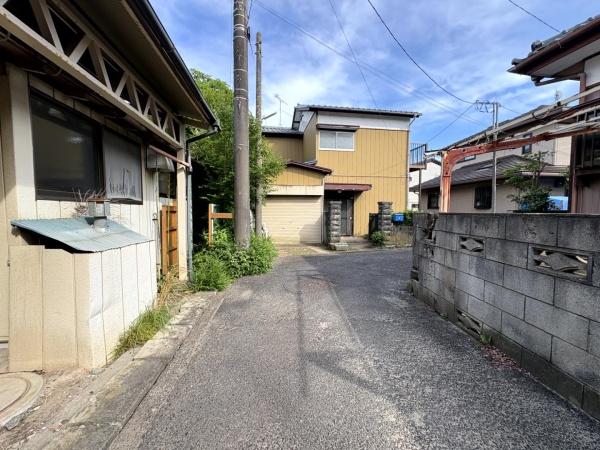 東金市田間の前面道路含む現地写真画像