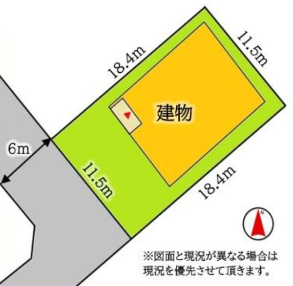 東金市 田間2丁目の区画図画像