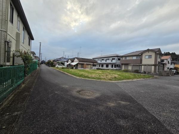 東金市　田間２丁目の前面道路含む現地写真画像