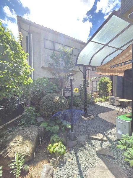 八街市富山の中古一戸建の庭画像