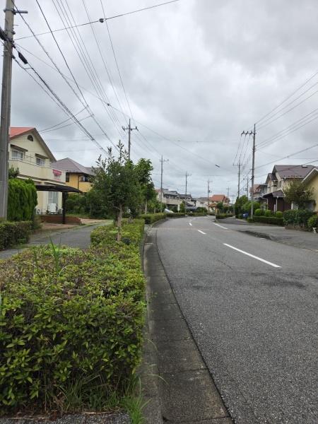 大網白里市 みどりが丘 2丁目の前面道路含む現地写真画像