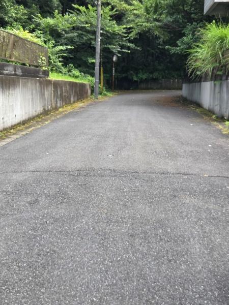 山武市　森　（さんむし　もり）の前面道路含む現地写真画像
