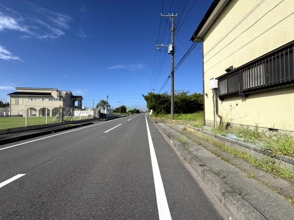 山武市　本須賀　さんむし　もとすかの前面道路含む現地写真画像