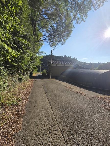 建築条件なし売地　山武市　埴谷（さんむし　はにや）の前面道路含む現地写真画像