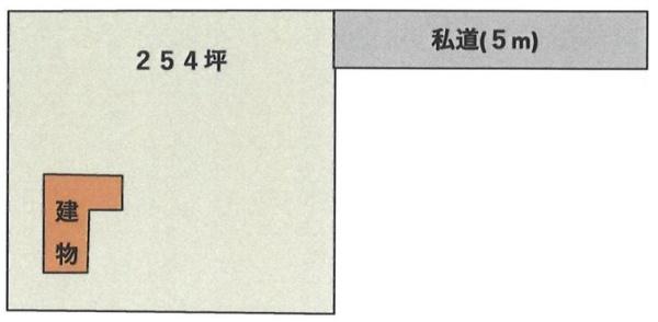大網白里市 南横川の区画図画像