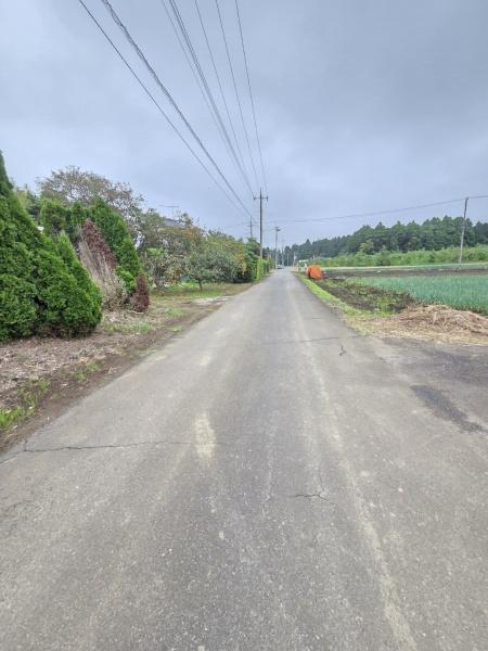 中古戸建 山武市埴谷の前面道路含む現地写真画像