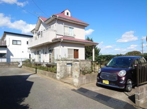 大網白里市 南横川の前面道路含む現地写真画像