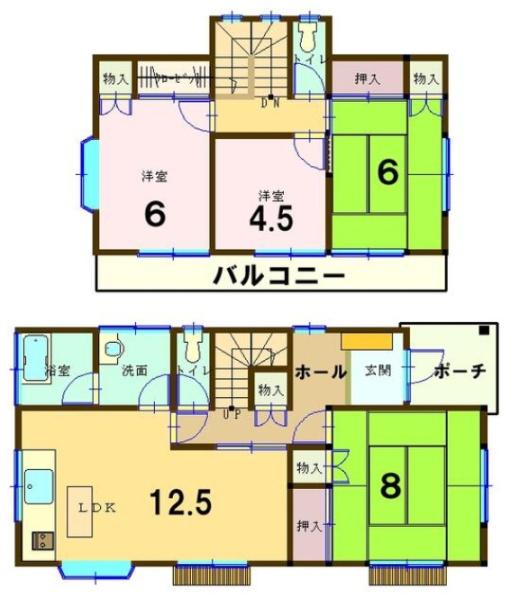 大網白里市 南横川の間取り画像
