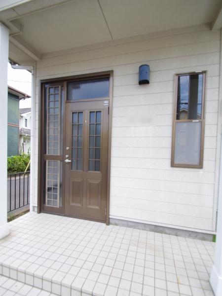 大網白里市木崎の貸家の玄関画像