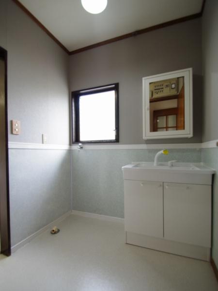 大網白里市木崎の貸家の洗面台・洗面所画像