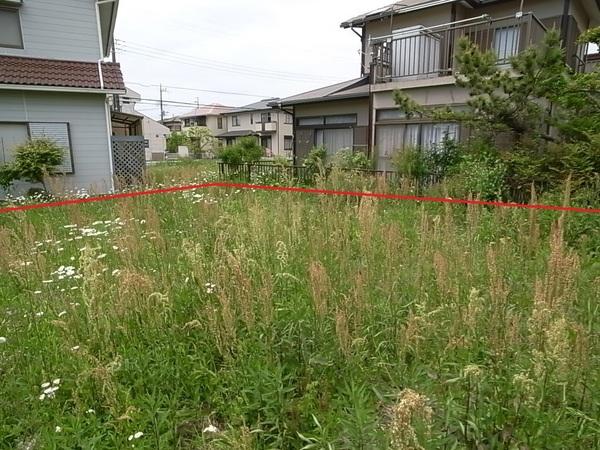 売地　八街市　文違（やちまたし　ひじかい）の現地土地写真画像
