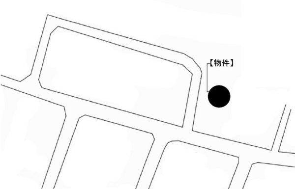 売地・富里市十倉の区画図画像