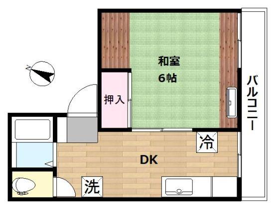 サンマンションツルトミの間取り画像