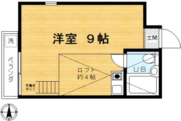 コーポラスダイトの間取り画像