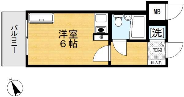 クリオ川崎東壱番館の間取り画像