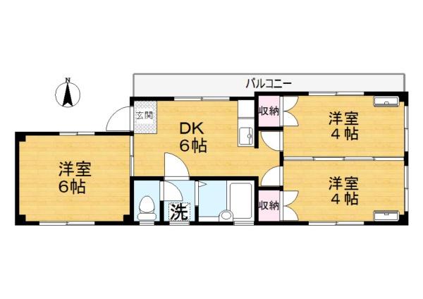 Comodo大師（コモドダイシ）の間取り画像