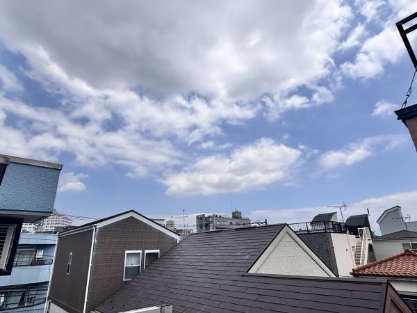 貝塚フラットの現地からの眺望画像