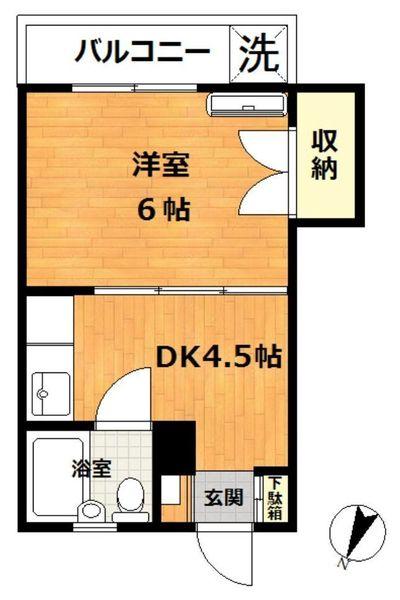 貝塚フラットの間取り画像