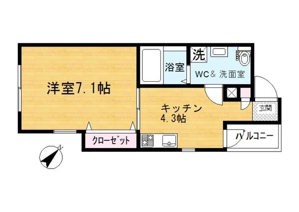 リヴィエール新町の間取り画像